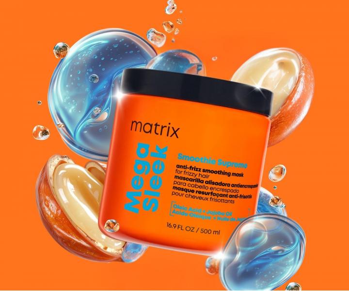 Uhlazuj�c� maska pro nepoddajn� vlasy Matrix Mega Sleek Smoothie Supreme Smoothing Mask - 500 ml