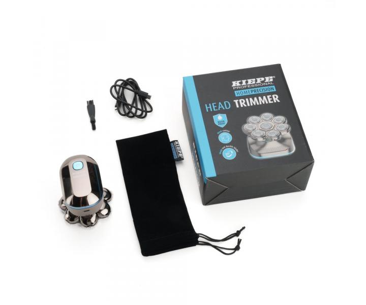 Rotační holicí strojek na vlasy a tělo Kiepe Professional Home Precision Head Trimmer 6230 - chromový