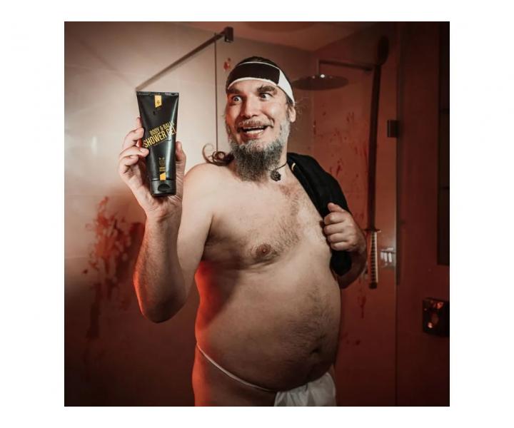 Pánský sprchový gel Angry Beards Body & Balls Shower Gel Sick Sensei - 230 ml
