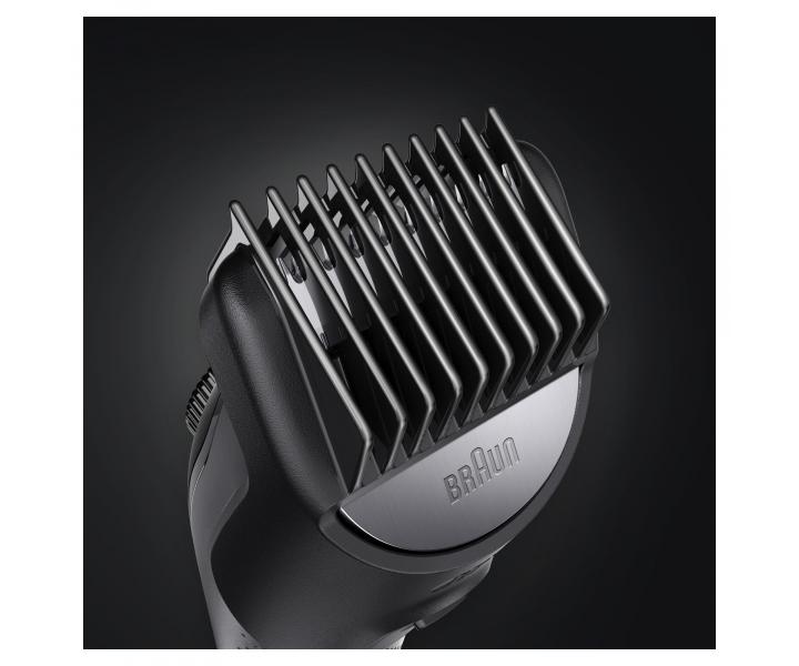 Pánský zastřihovač vlasů a vousů Braun BeardTrimmer 7 BT7320 + zdarma holící strojek Gillette