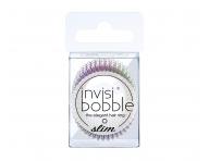 Tenká spirálová gumička do vlasů Invisibobble Slim Vanity Fairy - duhová, 3 ks