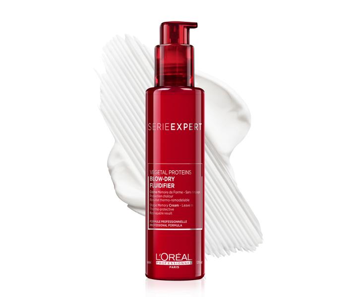 Termoochranný krém s tvarovou pamětí Loréal Serie Expert Blow Dry Fluidifier - 150 ml