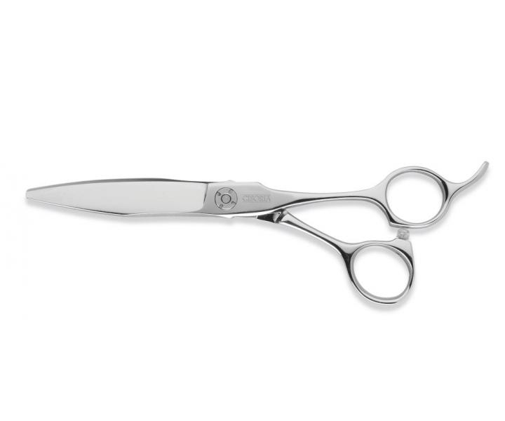 Kadeřnické nůžky Sibel Cisoria Luxury OX625 6,25" - stříbrné