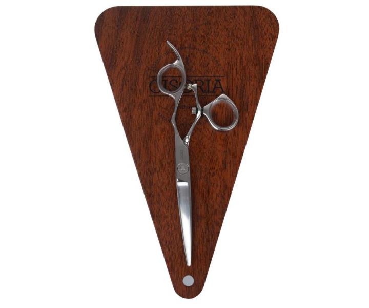 Kadeřnické nůžky Sibel Cisoria Luxury OEW550 5,5" - stříbrné - použité, poškozený or. obal