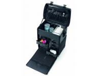 Kosmetický kufr/vozík 2v1 Sibel Make-up Trolley - černý