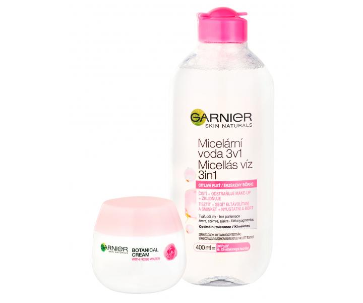 Dárková sada pro citlivou a suchou pleť Garnier Skin Naturals
