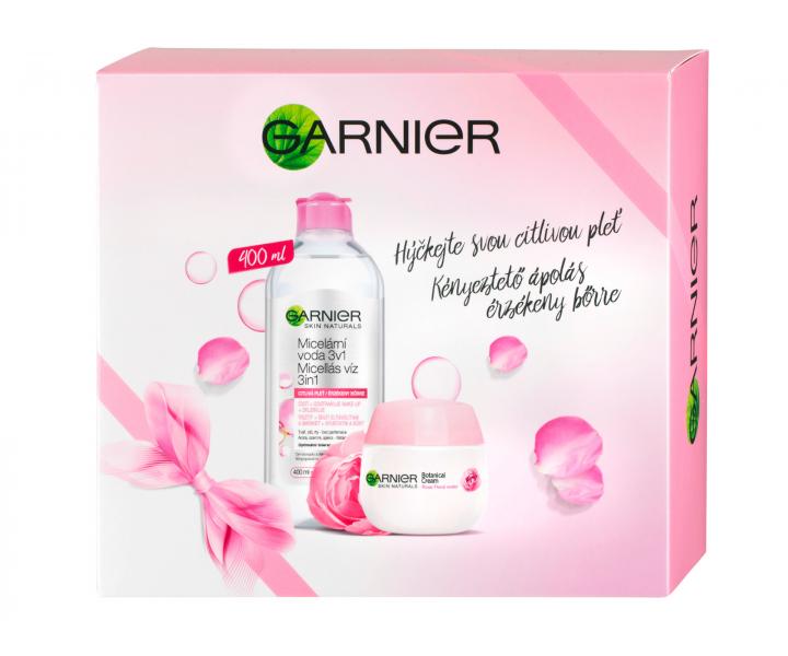Dárková sada pro citlivou a suchou pleť Garnier Skin Naturals