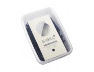 Vlnitá sponka Sibel Wavy - 5 cm, černá - 500 g