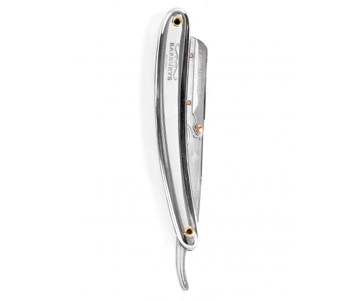 Břitva na holení vousů Sibel Barburys Gentleness Chrome - stříbrná
