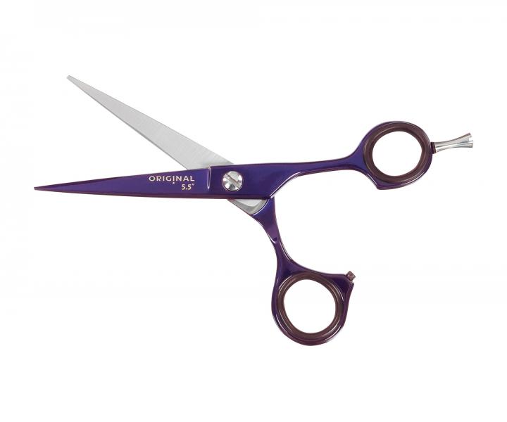 Kadeřnické nůžky Original Best Buy Professional Concave Limited Edition 5,5" - fialové