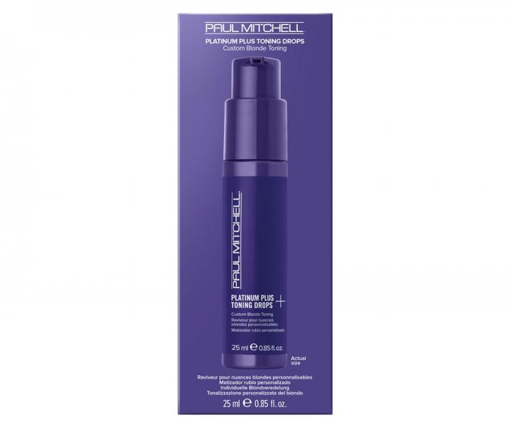 Tónující kapky pro neutralizaci žlutých tónů Paul Mitchell Platinum Plus Toning Drops - 25 ml