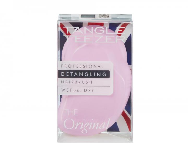 Kartáč na rozčesávání vlasů Tangle Teezer Original Pink Vibes - pastelově růžový