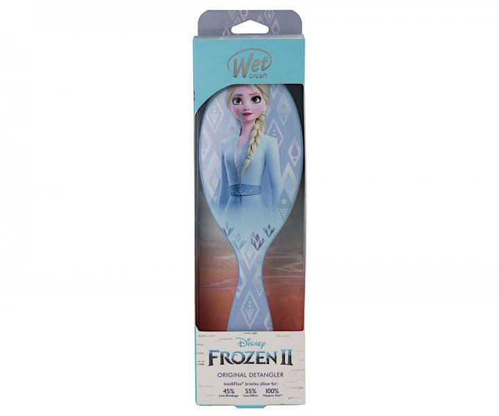 Kartáč na rozčesávání vlasů Wet Brush Original Detangler Frozen II Elsa - pastelově fialový