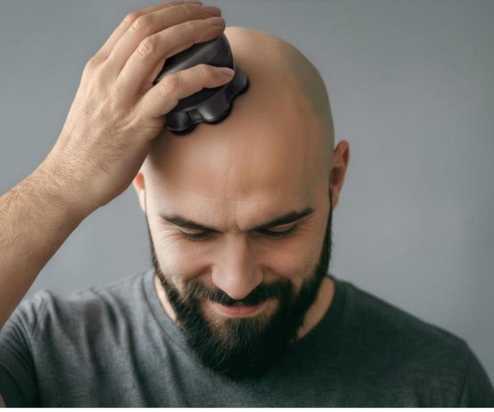 Rota�n� holic� strojek na vlasy Sencor Head Shaver SMS 0800BK - �ern�