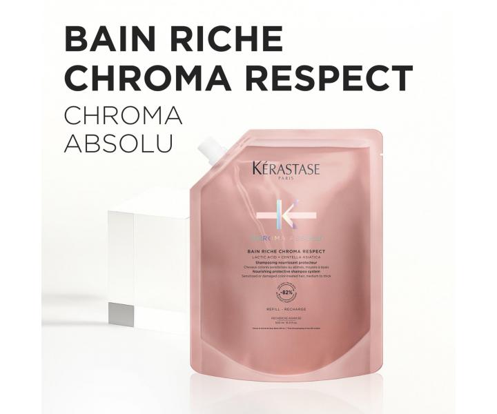 Vy�ivuj�c� �ampon pro barven� vlasy K�rastase Chroma Absolu - 500 ml, n�hradn� n�pl�