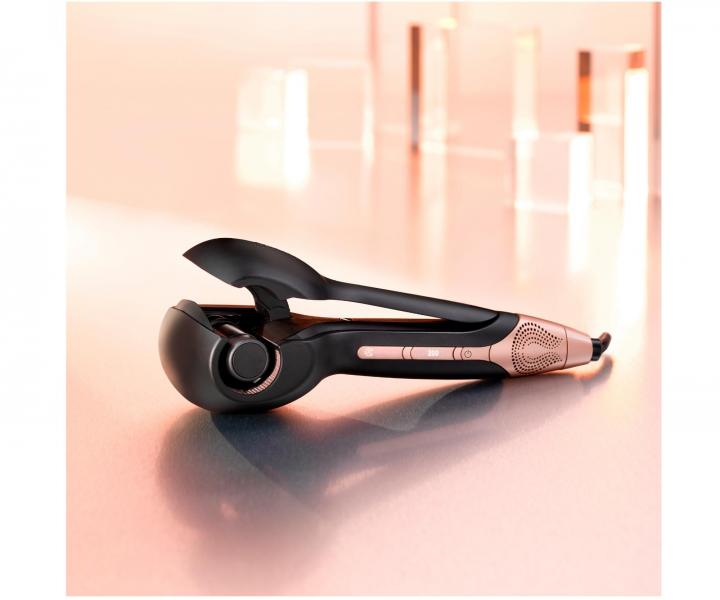 Automatická kulma na vlasy Babyliss Wave Secret Air - černá, rosegold
