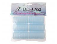Samodrc natky na vlasy Bellazi Velcro pr. 22 mm - 6 ks, modr
