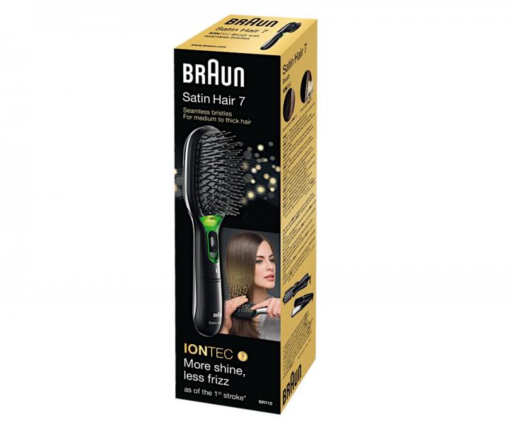 Kartáč na vlasy s ionizační funkcí Braun Satin Hair 7 BR710 - černý