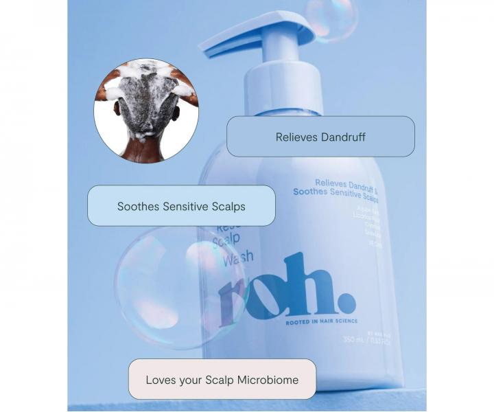 Zklid�uj�c� �ampon pro citlivou a problematickou poko�ku hlavy ROH The Reset Scalp Wash - 350 ml