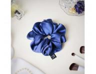 Ozdobn� �ifonov� gumi�ka do vlas� Sister Young Scrunchie Lilu Steel Blue - ocelov� modr�