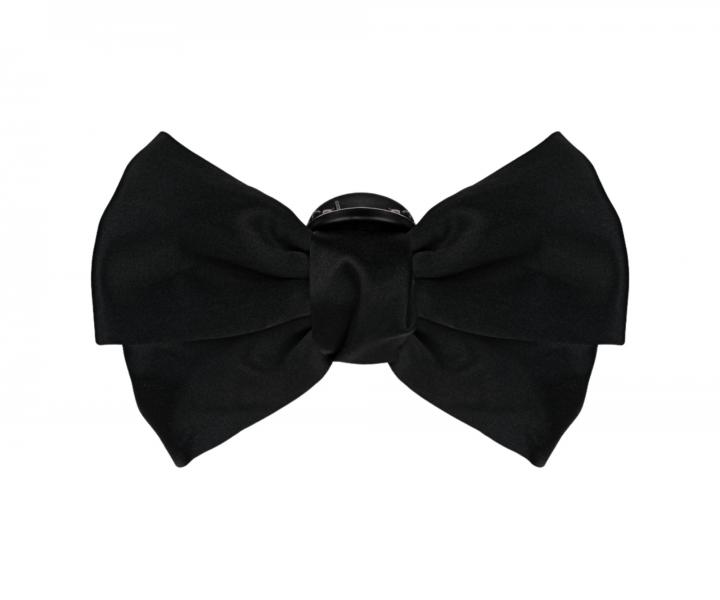 Sk�ipec do vlas� se sametovou ma�l� Invisibobble Clipstar M Eclipse Nuit Knot - �ern�