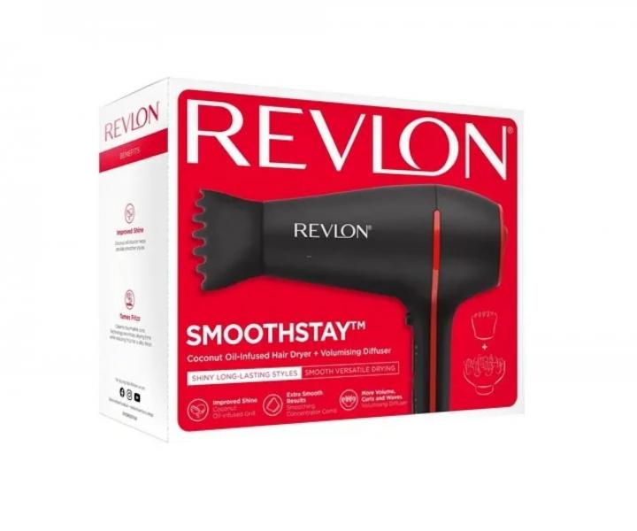 F�n na vlasy Revlon Smoothstay Coconut Oil RVDR5317E + kart�� zdarma
