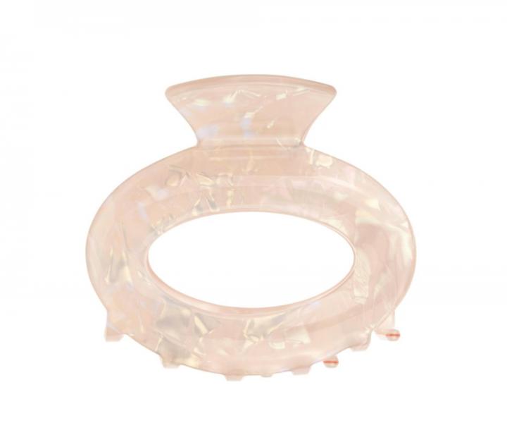 Skřipec do vlasů Invisibobble Clipstar M Rosy Bliss - růžový s perleťovým efektem