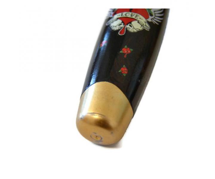Olivia Garden kulatý kartáč Love Ed Hardy - pr. 46 mm II. jakost