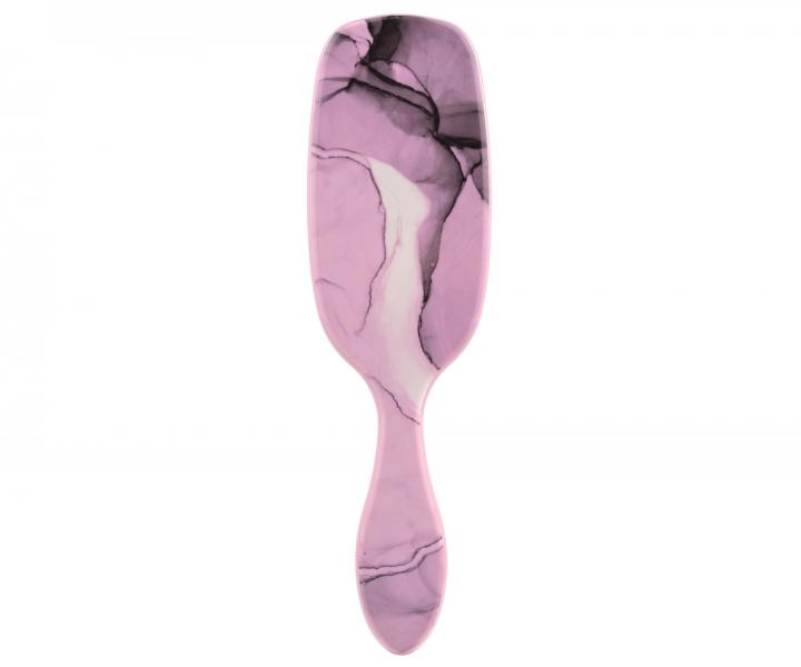 Kartáč na rozčesávání vlasů s nylonovými a kančími štětinami Wet Brush Shine Enhancer - růžovofialový