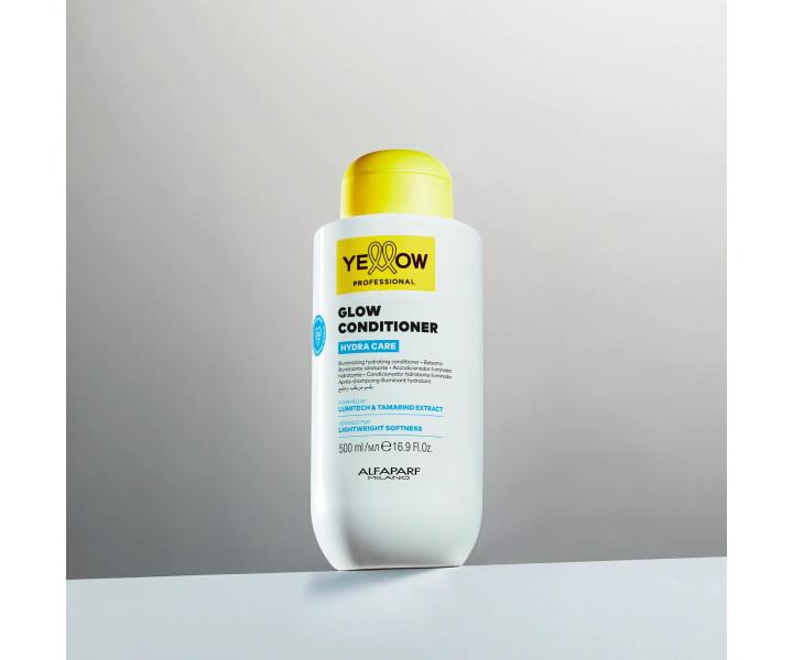 Rozjas�uj�c� hydrata�n� kondicion�r pro vlasy bez lesku Yellow Professional Hydra Care Glow Conditioner - 500 ml