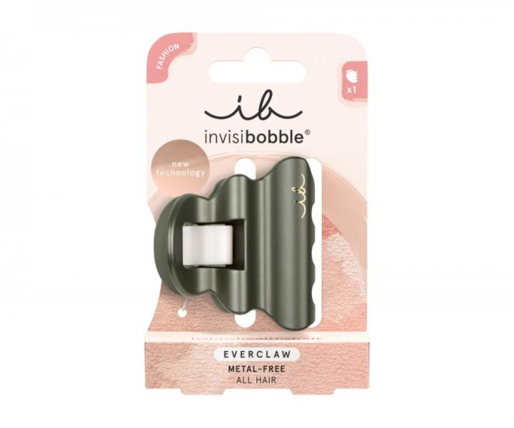 Sk�ipec do vlas� Invisibobble Everclaw M Piny Plateau - metalick� tmav� �ed�