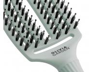 Kartáč Olivia Garden Fingerbrush Combo Medium - světle zelený
