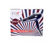 Profesionální fén na vlasy Fox Hello s ionizací - 2600 W, modrý