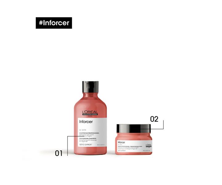 Maska pro posílení oslabených vlasů Loréal Professionnel Serie Expert Inforcer - 250 ml