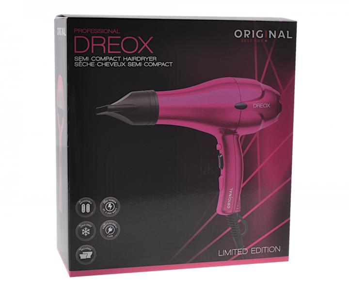 Profesionální fén na vlasy Original Best Buy Dreox 2000 W - růžový