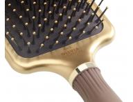Kartáč na vlasy Olivia Garden Expert Care Rectangular Paddle Brush L - zlato-hnědý