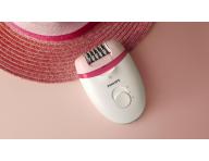 Dámský epilátor Philips Satinelle 4000 BRE255/00 - bílý, růžový