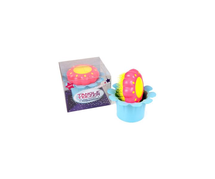 Tangle Teezer Kv�tin��ek - r��ov� kart�� v modr�m kv�tin��ku