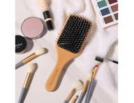 Ploch� d�ev�n� kart�� na vlasy s kan��mi a nylonov�mi �t�tinami Sister Young Vera Hair Brush - 24,3 x 8 cm
