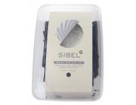 Vlnitá sponka Sibel Best Grip - 7 cm, černá - 250 g