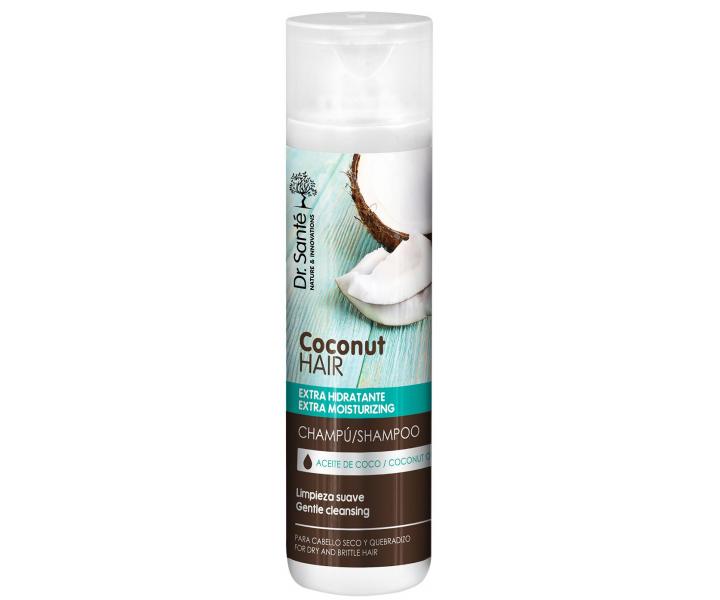 Hydratan sada Dr. Sant Coconut - ampon 250 ml + pe 200 ml + kokosov mdlo zdarma