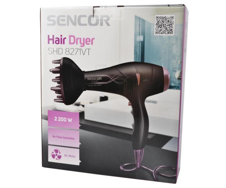 Fén na vlasy Sencor SHD 8271VT - 2200 W, černý