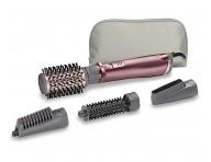 Horkovzdušná rotační kulma BaByliss Beliss Big Hair AS960E - 1000 W, starorůžová