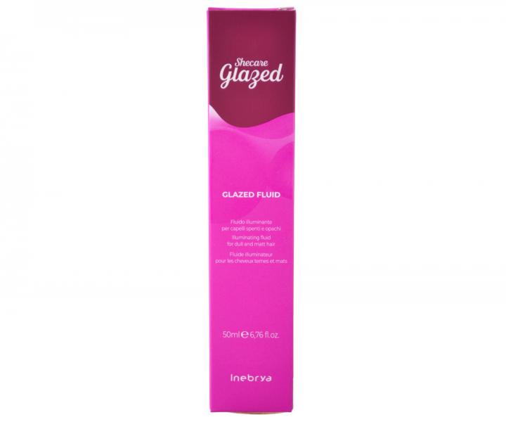 Rozjasňující a hydratační sérum pro vlasy bez lesku Inebrya Shecare Glazed Fluid - 50 ml