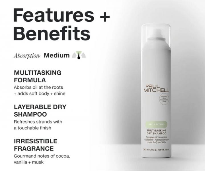 Multifunk�n� osv�uj�c� such� �ampon Paul Mitchell Style Extend Multitasking Dry Shampoo - 300 ml