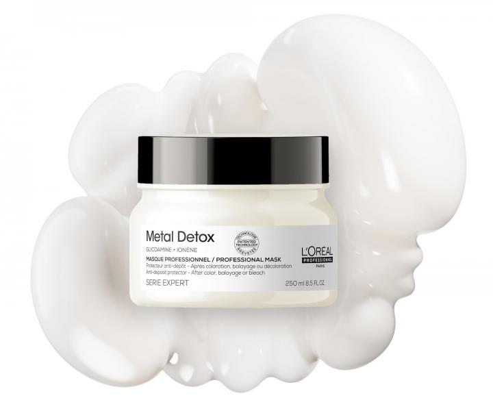 Maska pro barven� a po�kozen� vlasy Lor�al Professionnel Serie Expert Metal Detox - 250 ml