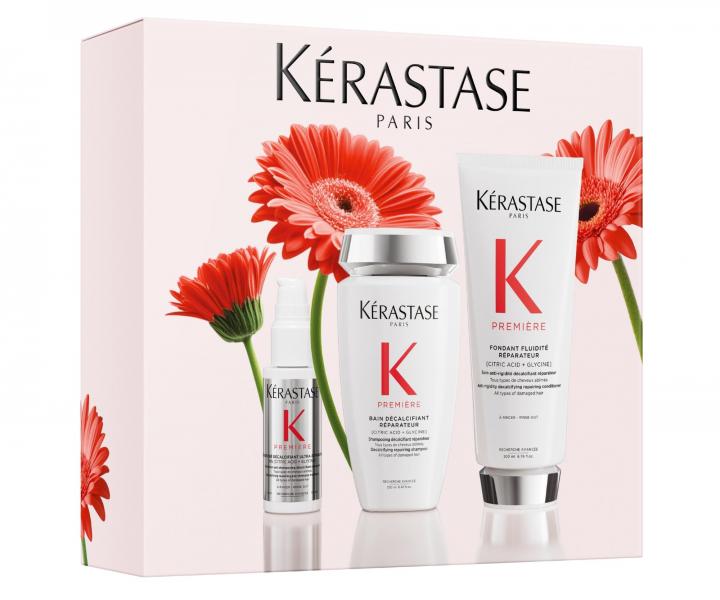 D�rkov� sada pro obnovu a odv�pn�n� po�kozen�ch vlas� K�rastase Premi�re Set
