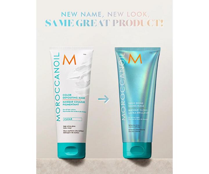 Revitalizační maska pro intenzivní lesk vlasů Moroccanoil High Shine Gloss Mask - 75 ml