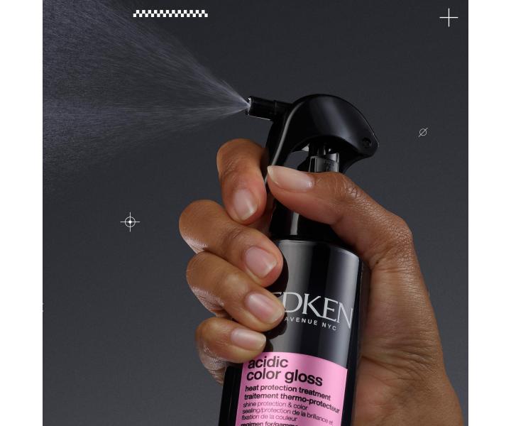 Termoochranný sprej pro dlouhotrvající barvu a lesk vlasů Redken Acidic Color Gloss - 190 ml