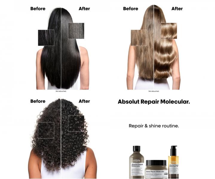 ada pro pokozen vlasy Loral Professionnel Serie Expert Absolut Repair Molecular